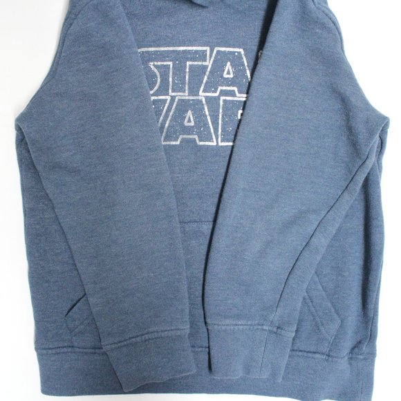 Star Wars Blue Small Long Sleeve Hoodie with Front Pocket - Picture 8 of 11